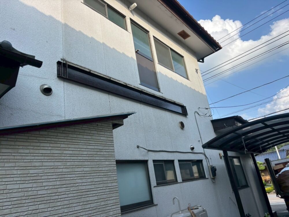 使わなくなった鉄骨外階段の解体工事