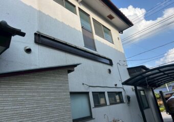 使わなくなった鉄骨外階段の解体工事