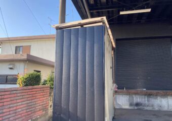 使わなくなった倉庫の解体工事