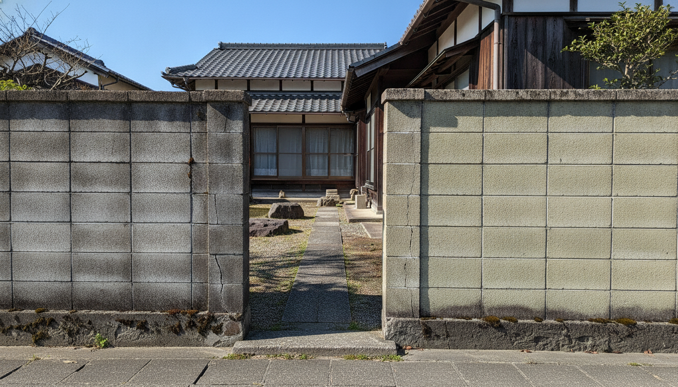 古いブロック塀・大谷石塀の撤去費用が心配になる理由