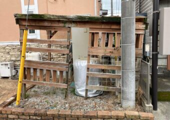 サイクルポート解体工事