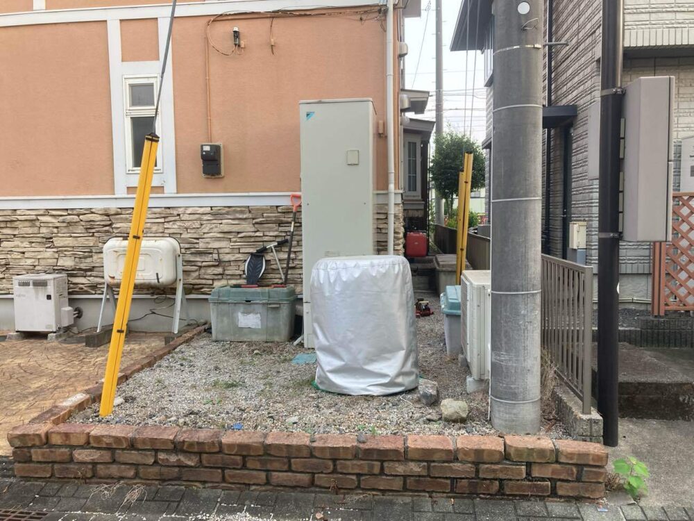 サイクルポート解体工事