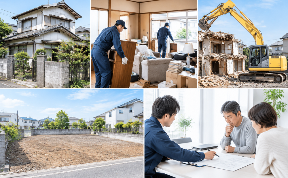 実家じまいの費用相場を工程別に整理する