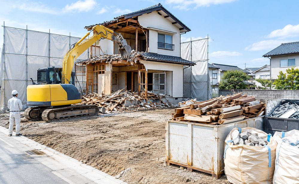 家の解体費用は30坪でいくら？2階建て・平屋別の総額と内訳